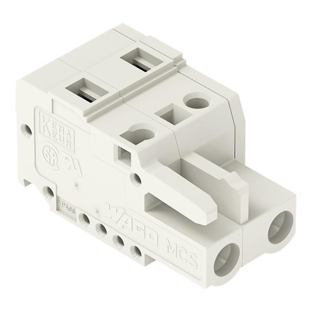 MCS-MIDI Classic gniazdo 2-bieg. j-szare raster 7,5 mm /100szt./ WAGO