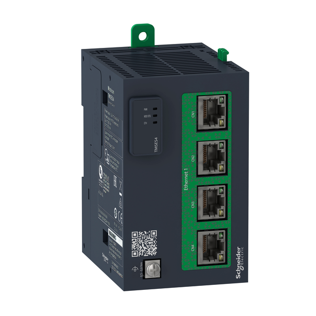 Modicon M262, moduł komunikacyjny, Ethernet, 4 x RJ45
