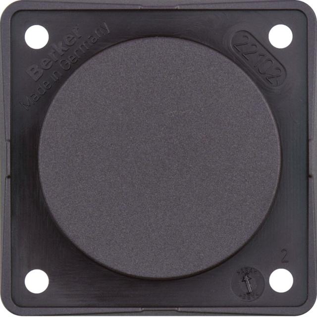 Integro Flow Zaślepka z płytką nośną, brąz 945162501 HAGER