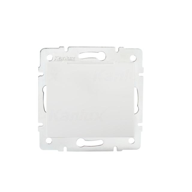 DOMO Gniazdo z uziemieniem IP44 Schuko śrubowe 16A 250V biały 011230102 24731 KANLUX