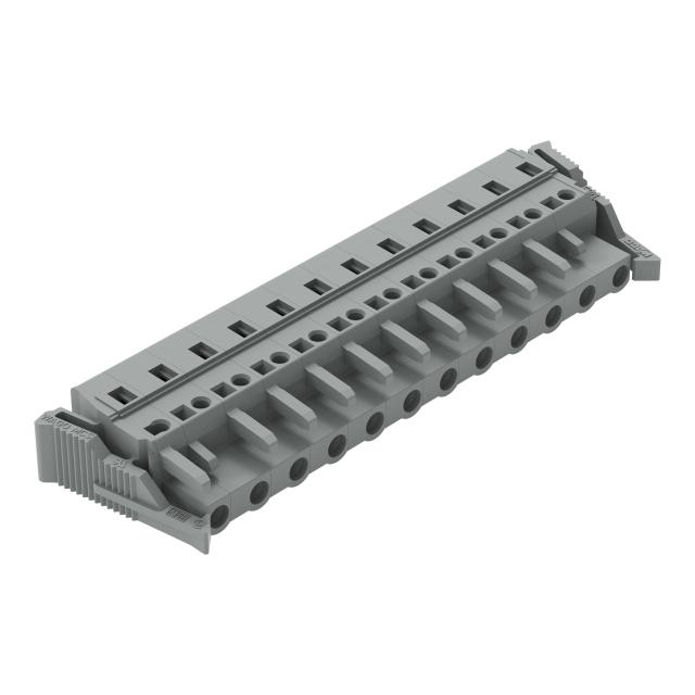 MCS-MIDI Classic gniazdo 12-bieg. szare raster 7,5 mm /10szt./ WAGO