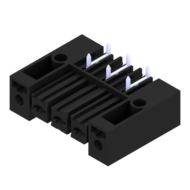 BVL 7.62HP/03/270SFI 3.5SN BK BX Wtyki PCB (złącza płyty), 7.62 mm, Liczba biegunów: 3, kąt odejścia: 270° /100szt./ 1929530000 WEIDMÜLLER