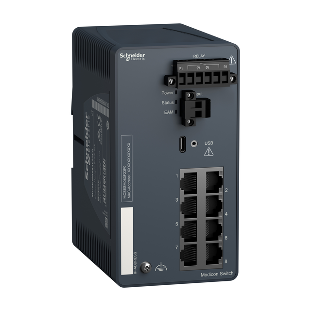Modicon Switch Zarządzalny 8TX