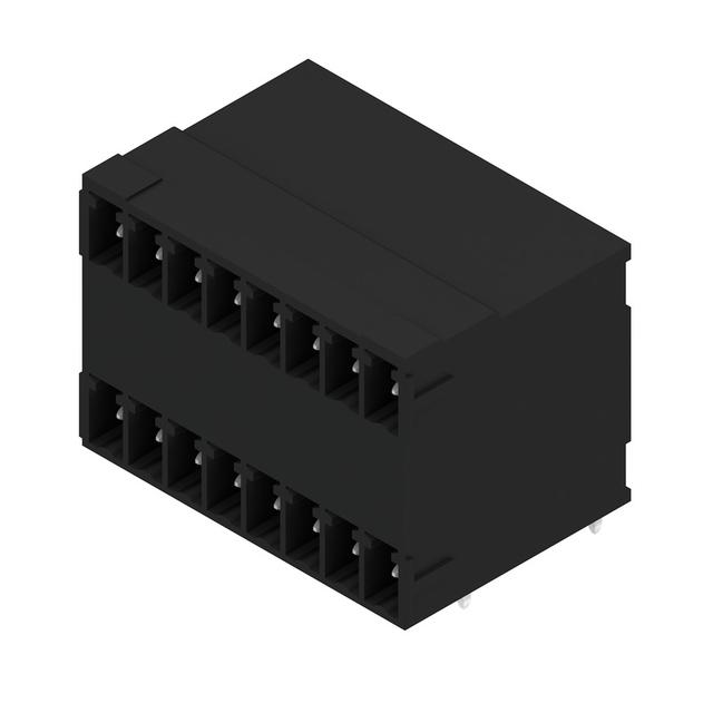 SCD-THR 3.81/16/90G 3.2SN BK BX Wtyki PCB (złącza płyty), 3.81 mm, Liczba biegunów: 16, kąt odejścia: 90° /50szt./ 1973790000 WEIDMÜLLER