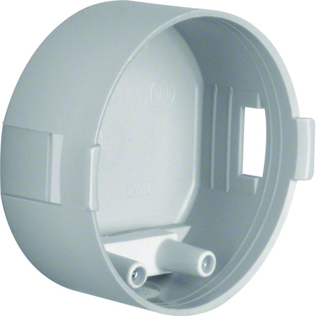 Integro Flow Puszka podtynkowa płytka O 45 mm, szary 9182001 HAGER