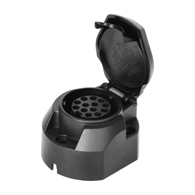 Gniazdo przyczepy tworzywo 13-pin 12/24V OR-AE-13230 ORNO