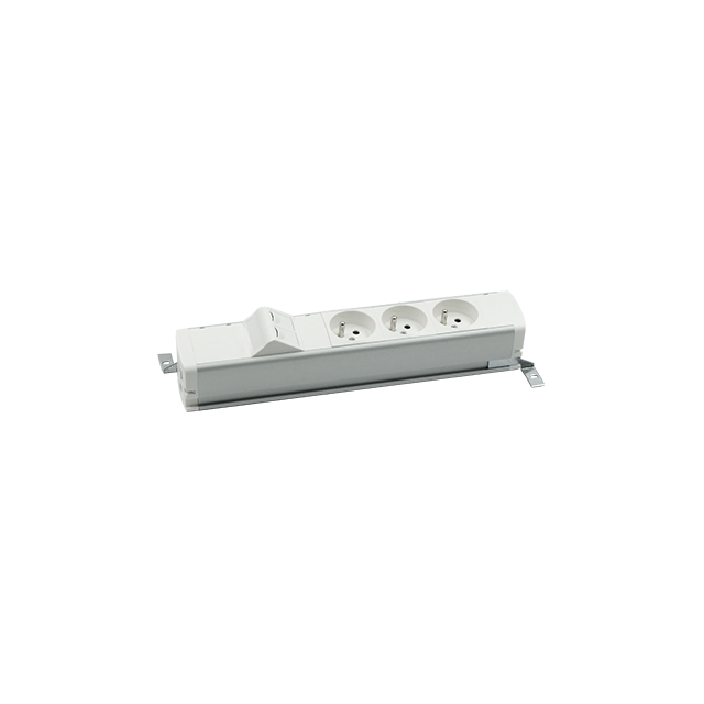 "Simon 480 TS48-130E300K0-30 Listwa standardowa 3 gn. typ E i płytka 2xRJ45 keystone