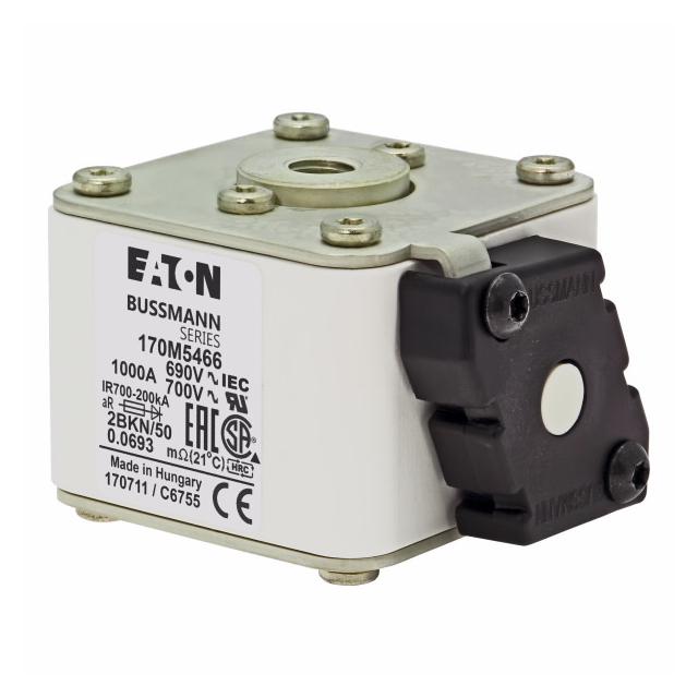 FUSE 1000A 690V 2BKN/50 AR UC Wkładka szybka 1000A AC 690V rozmiar 2 aR IEC UL 170M5466 EATON