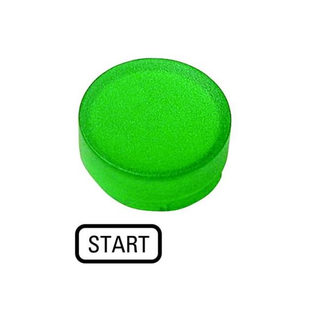 M22-XDLH-G-GB1 Soczewka do przycisku 22mm wystająca zielona z opisem /START/ 218371 EATON