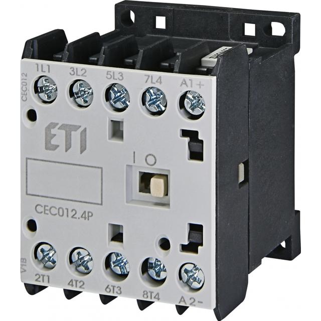 Stycznik silnikowy miniaturowy CEC012.4P-230V-50/60HZ 004641202 ETI