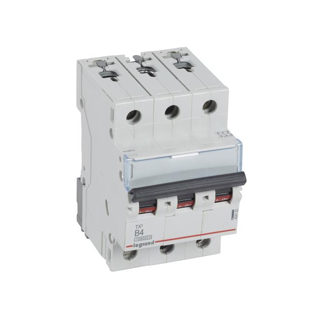 WYŁĄCZNIK NADPRĄDOWY S 313 3P B 4A 10000A SERII TX3, Legrand