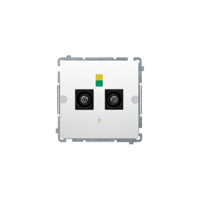 "Simon BASIC WMUE-012000-1013 Gniazdo ekwipotencjalne podwójne (moduł)