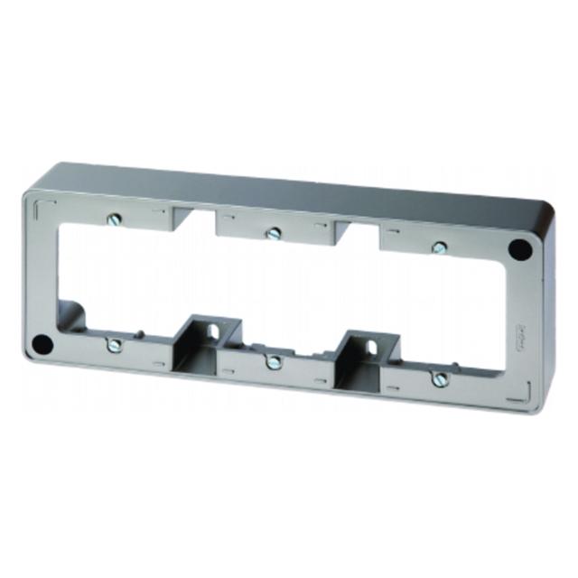 BERKER Q.1 Puszka natynkowa potrójna czarny mat 10316086 HAGER