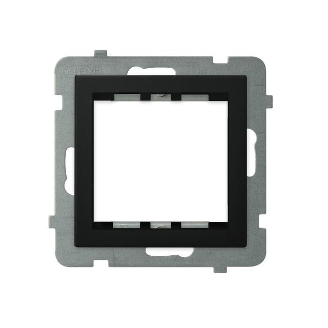 SONATA Adapter podtynkowy systemu 45 do serii Sonata kolor czarny metalik AP45-1R/m/33 OSPEL