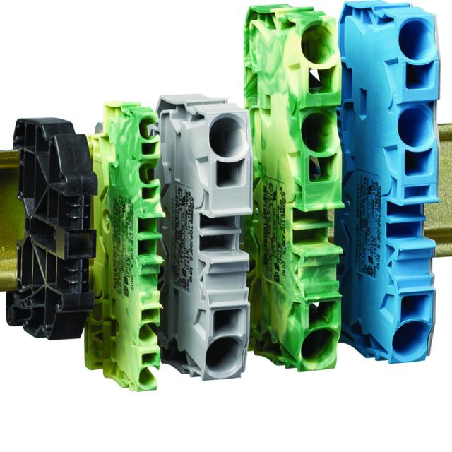 EVCS Listwa zaciskowa zasilania 1P+N+PE XEVS400 HAGER