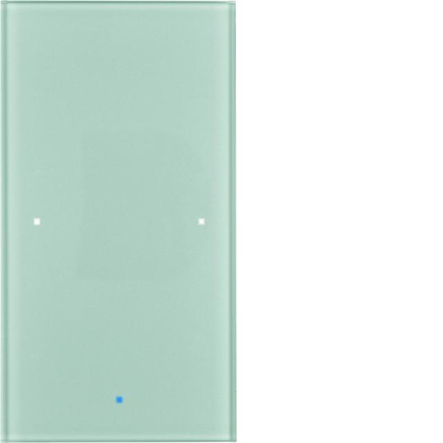BERKER KNX TS Sensor dotykowy 1-krotny szkło aluminium 75141034 HAGER