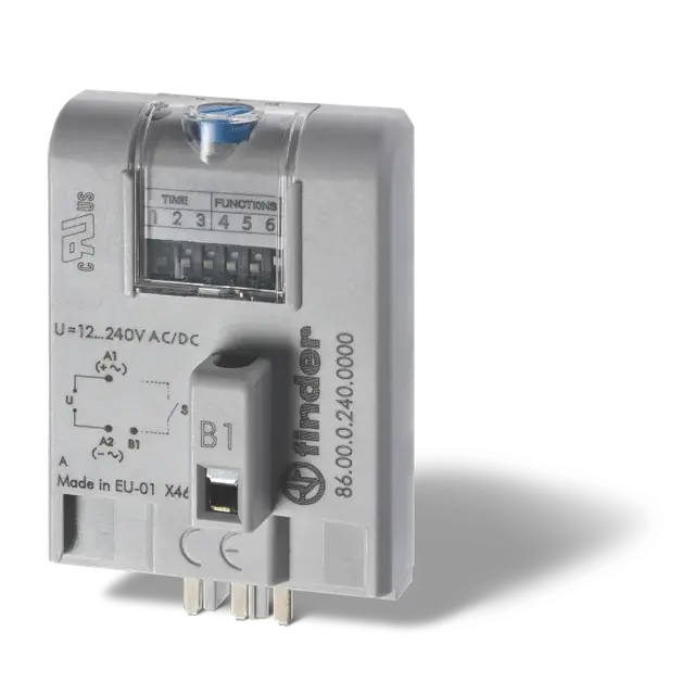 Moduł czasowy wielofunkcyjny do przekaźników i gniazd 12…240V AC/DC; AI, DI, SW, BE, CE, DE, EE, FE