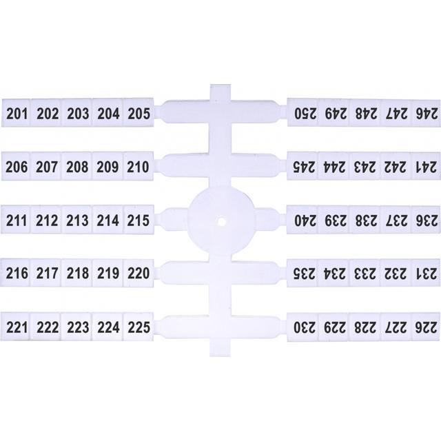 Oznacznik elastyczny (4 x 50 szt.) EO3 201-250 003901780 ETI