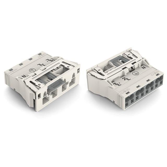 WINSTA wtyk 4-torowy SnapIn biały ze stykiem PE