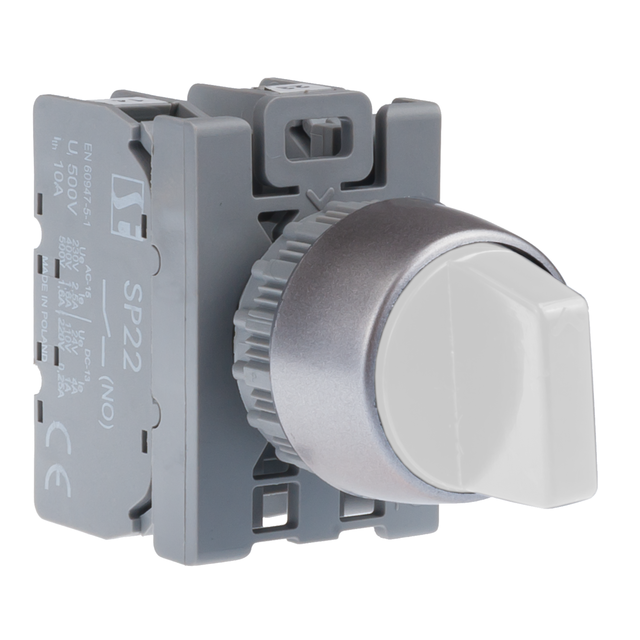 3-POŁ.ŁĄCZNIK BIAŁY 3ZW. PIERŚCIEŃ NIKLOWANY