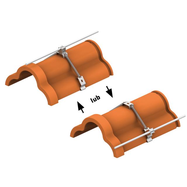 AN-153EM/OH/ Uchwyt gąsiorowy sprężynowy EasyM /OH/