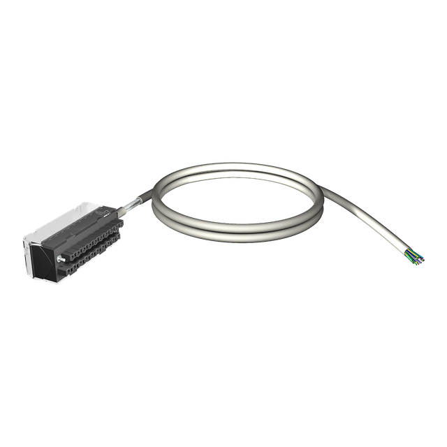 Modicon X80, zestaw kablowy, złącze 40 pin, 1 x luźne końcówki, do modułów wejść/wyjść X80, 5 m