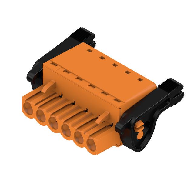 BLF 5.00HC/06/180LR SN OR BX Wtyk PCB (złącze wiązki), 5.00 mm, Liczba biegunów: 6, PUSH IN, Złącze sprężynowe /42szt./ 1016380000 WEIDMÜLLER
