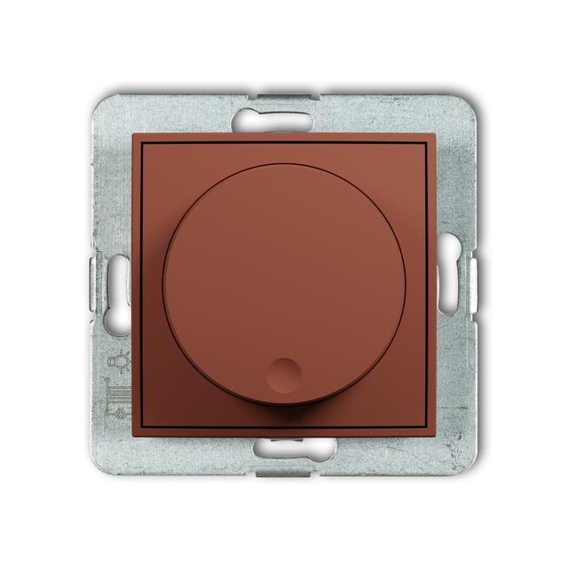 MINI Elektroniczny regulator oświetlenia przycisk-obrót terakota 63MRO-1 KARLIK