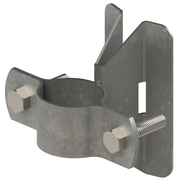 Uchwyt na rurę Fi 50 słup wirowy  (metalowy)