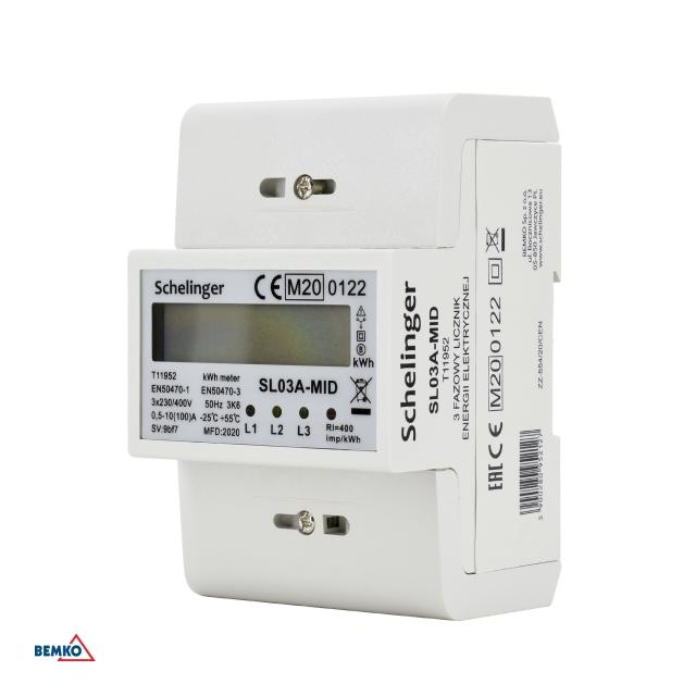 LICZNIK ENERGII 3-FAZOWY MID SCHELINGER