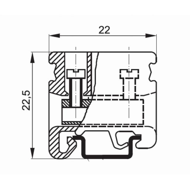 BMA4 ZŁĄCZKA JEDN.WYK.2 B/PODKŁADKI