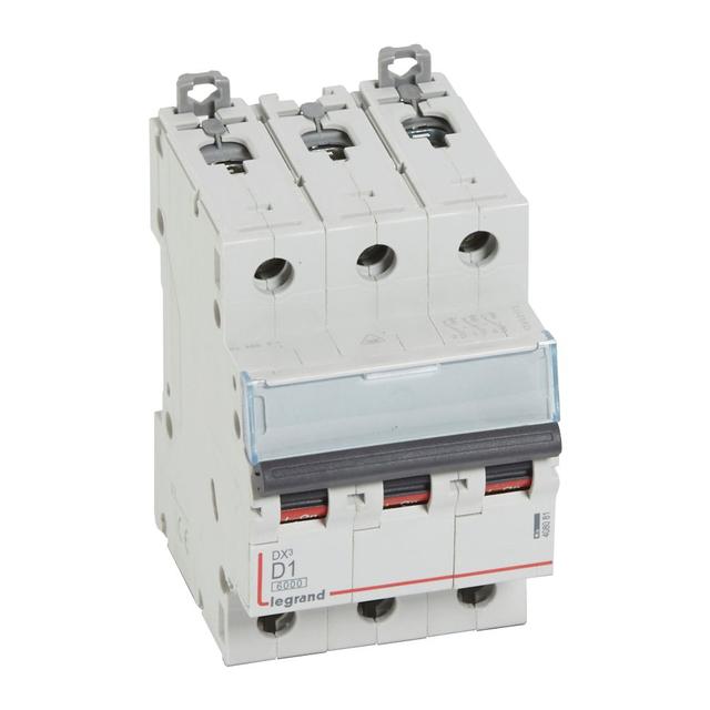 Wyłącznik Nadprądowy S 303 3P D1A 6kA DX3 408081 LEGRAND