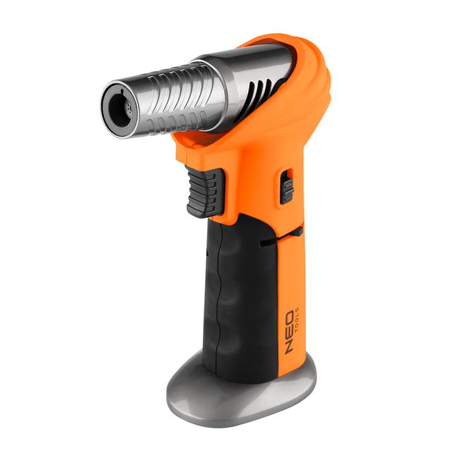 Mikropalnik gazowy z zapłonem piezo, 360st., regulacja płomienia, pojemność 10g