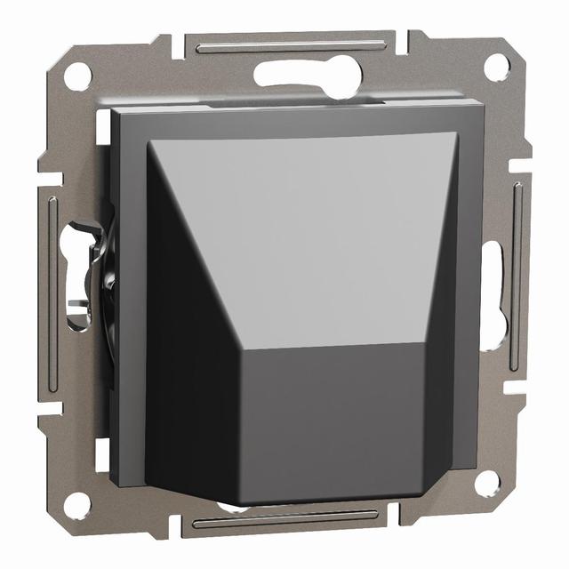 Asfora, wypust kablowy bez ramki, antracyt