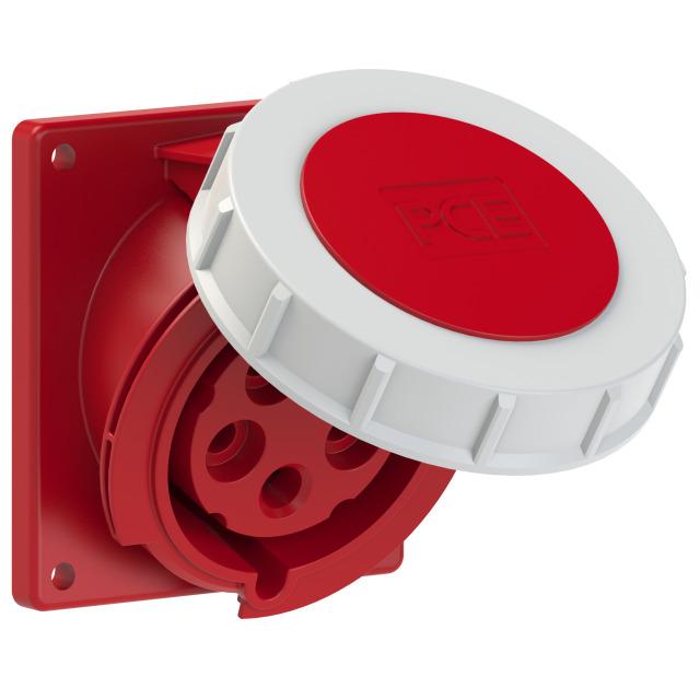 GNIAZDO TABLICOWE SKOŚNE POWER TWIST 32A 400V 3P+Z+N TWIST 80x97mm 4252-6 19146 PCE