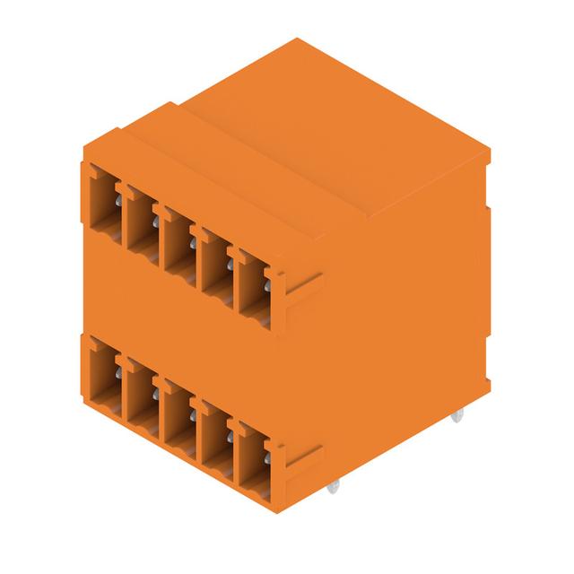 SCD 3.81/10/90G 3.2SN OR BX Wtyki PCB (złącza płyty), 3.81 mm, Liczba biegunów: 10, kąt odejścia: 90° /56szt./ 1972820000 WEIDMÜLLER