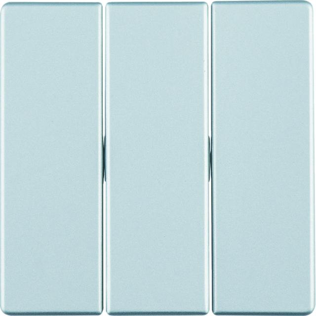 BERKER Q.x Klawisze do łącznika 3-klawiszowego aluminium aksamit lakierowana 16656084 HAGER
