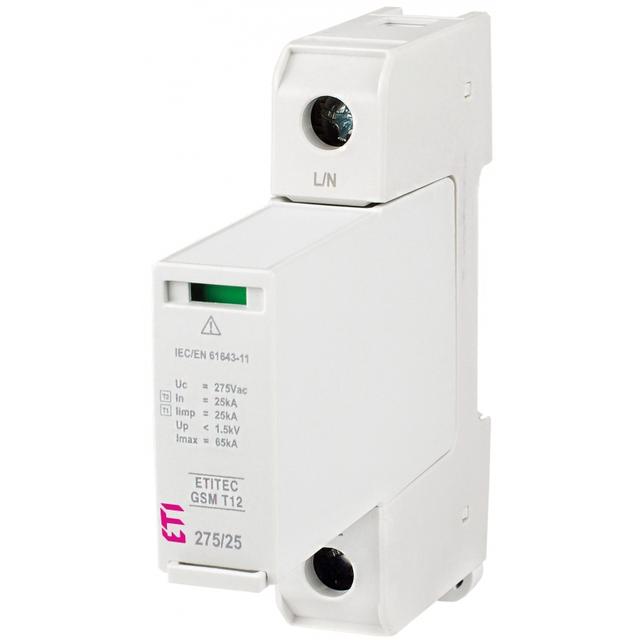 ETITEC GSM T12 275/25 1+0 Ogranicznik przepięć T1, T2 (B, C)