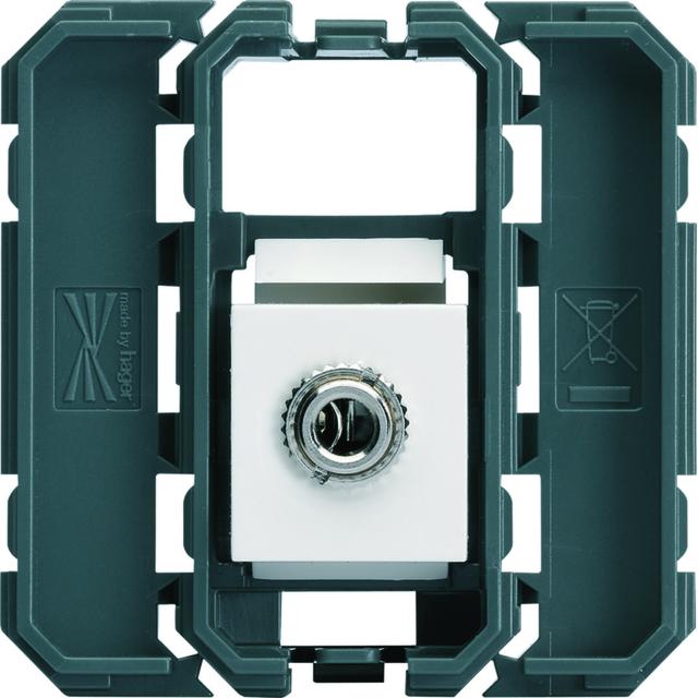 gallery Gniazdo audio jack 3,5mm mechanizm 2M/1M WXF622 HAGER
