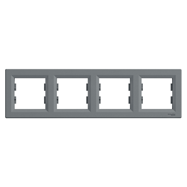 Asfora, ramka 4-krotna, pozioma, stal