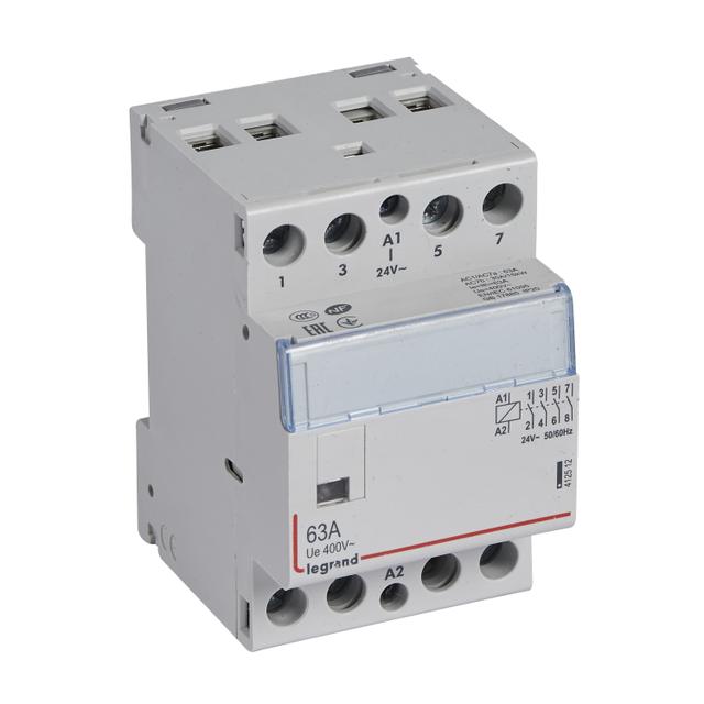 STYCZNIK MODUŁOWY SM 363 63A 24V 4NO, Legrand
