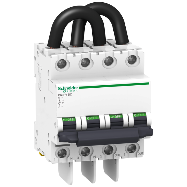 Wyłącznik nadprądowy Acti9 C60PV DC 2P 13A DC A9N61658 SCHNEIDER