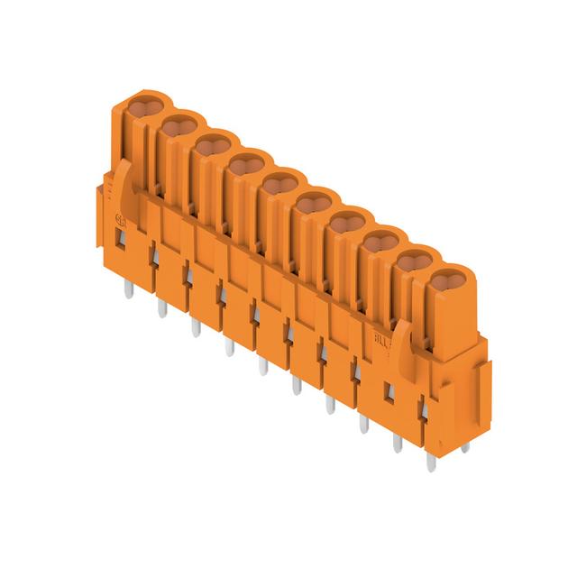 BLL 5.08/10/180B 3.2SN OR BX Wtyki PCB (złącza płyty), 5.08 mm, Liczba biegunów: 10, kąt odejścia: 180° /30szt./ 1682810000 WEIDMÜLLER