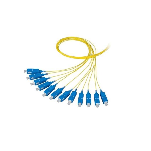 Pigtail SM 9/125, SC/PC pokrycie 0,9mm, dł.2m