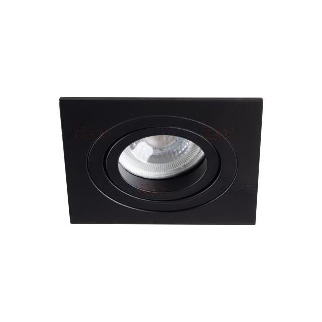 SEIDY CT-DTL50-B/M Oczko sufitowe SEIDY CT-DTL50-B/M kwadratowy stop aluminium kolor czarny mat 1XGx