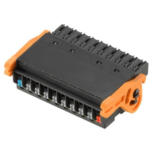 BL-I/O 3.50/10/180LR NPN LED SN BK BX Wtyk PCB (złącze wiązki), 3.50 mm, Liczba biegunów: 10, PUSH IN, Złącze sprężynowe /20szt./ 1531200000 WEIDMÜLLER