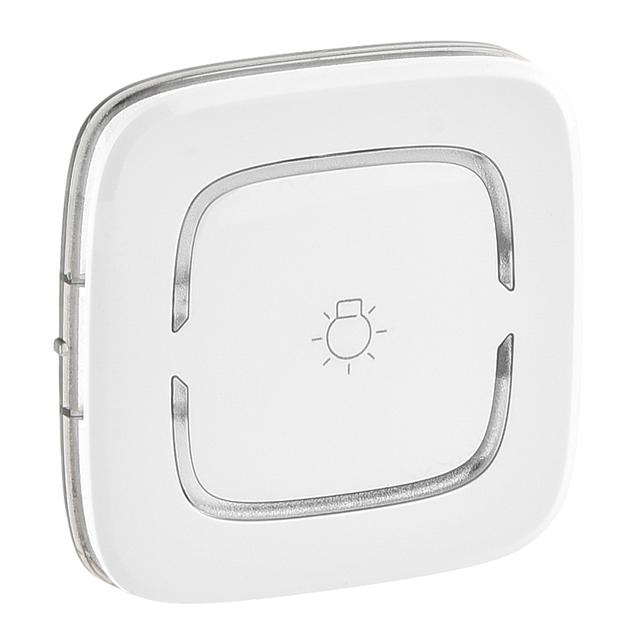 MY HOME VALENA ALLURE - KLAWISZ STEROWNIKA PODSTAWOWEGO OŚWIETLENIE BIAŁY, Legrand