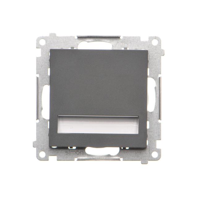Simon 55 Oprawa oświetleniowa LED 230V (0,93 W) Barwa ciepła biała 3100K Grafitowy mat TOS3K.01/116 KONTAKT