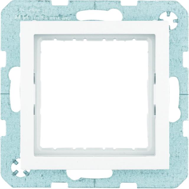 BERKER B.Kwadrat/B.3/B.7 Zestaw adaptacyjny do modułów systo 45x45mm biały mat 14401909 HAGER