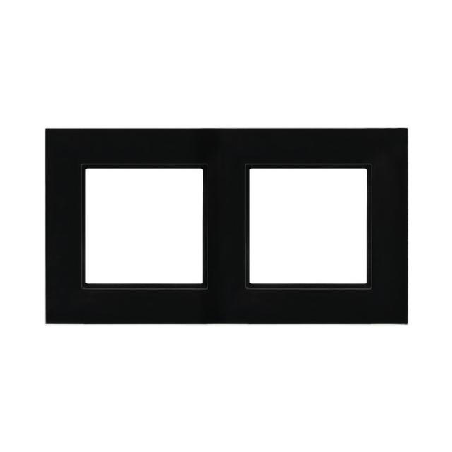 ARIA Ramka podwójna - kolor czarne szkło